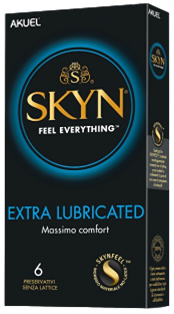 Akuel Skyn Extra Lubricated Senza Lattice 6pz Farmacia