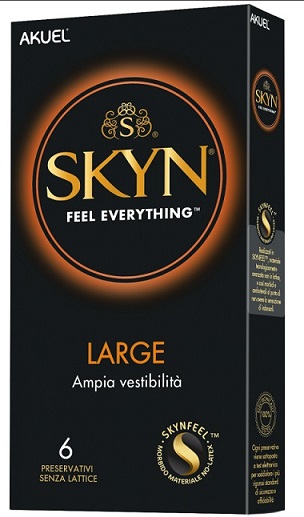 Akuel Skyn Large Senza Lattice 6pz Farmacia