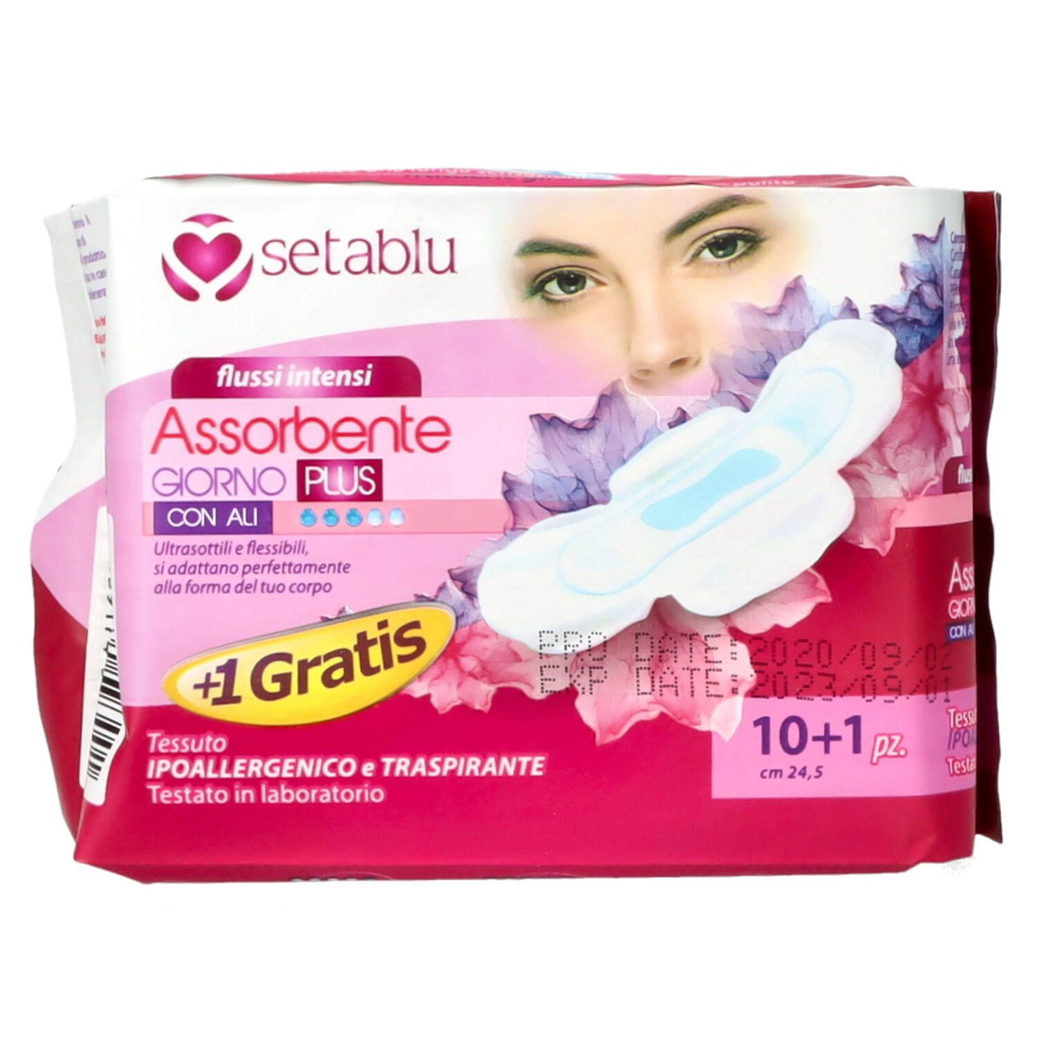 Setablu Giorno Plus con Ali 11 Assorbenti