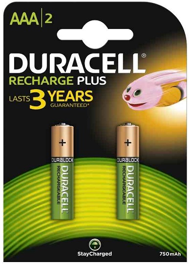 Duracell Ministilo Ricaricabili Recharge Plus Value AAA 1 x 2pz Duracell Ministilo Ricaricabili Recharge Plus Value AAA 1 x 2pz