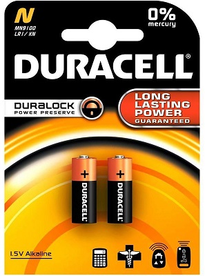 Duracell N Alcalina 1,5V 1 Blister da 2 Pile