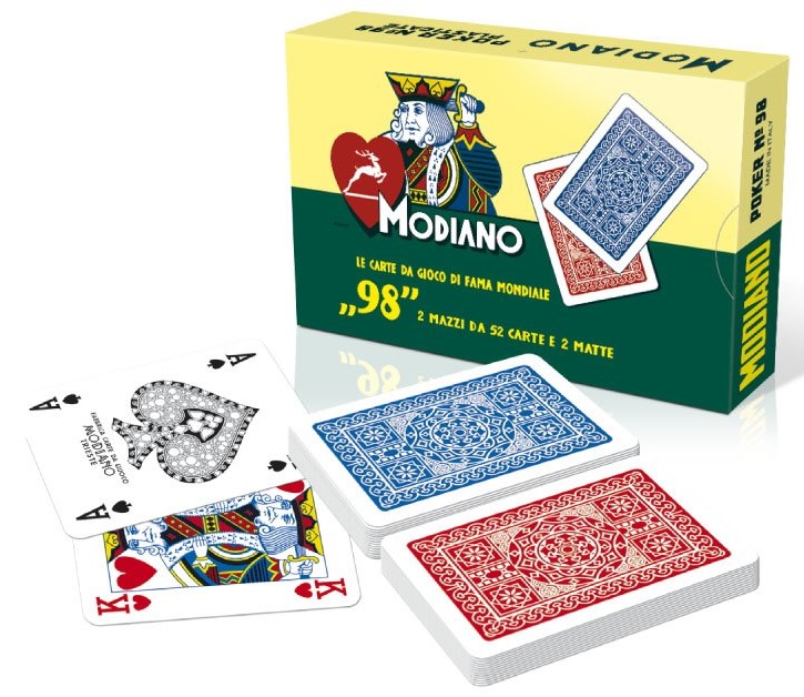 Carte Ramino 98 Modiano Doppio Mazzo x 1pz Carte Ramino 98 Modiano Doppio Mazzo x 1pz