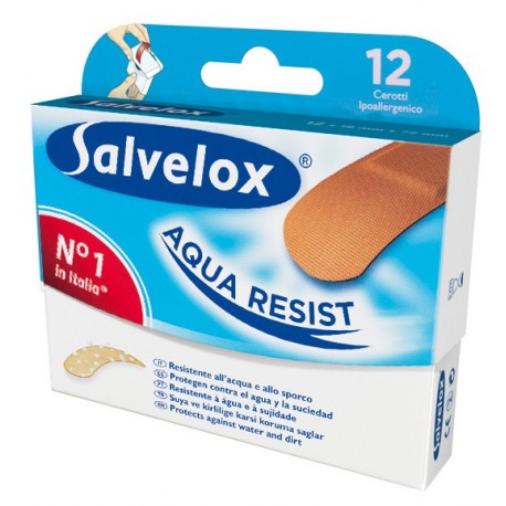 Cerotti Universali Salvelox Aqua Resist Ipoallergenici 12pz