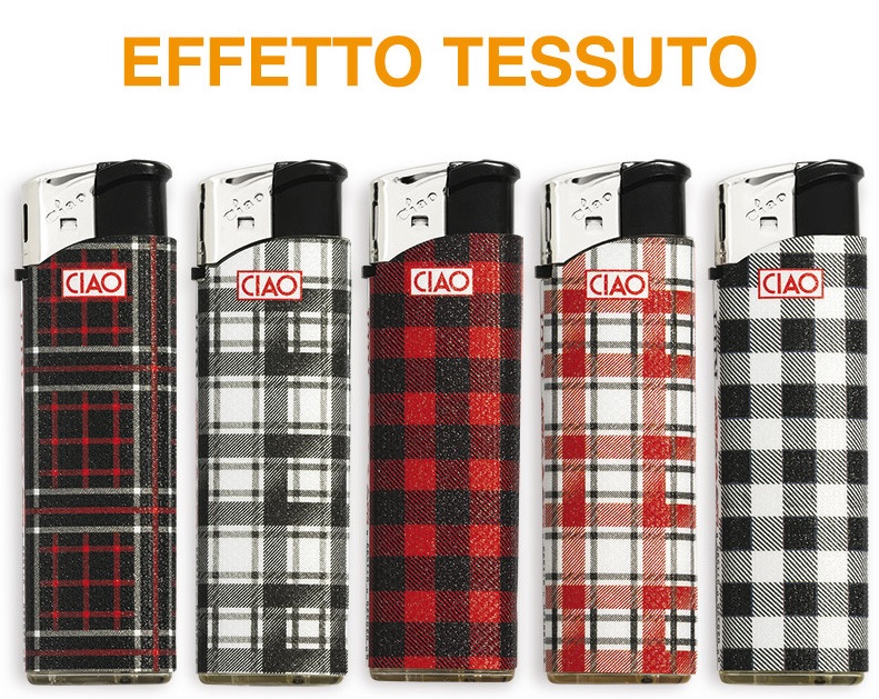 Accendino Ciao Piezo Large Kilt x 50pz