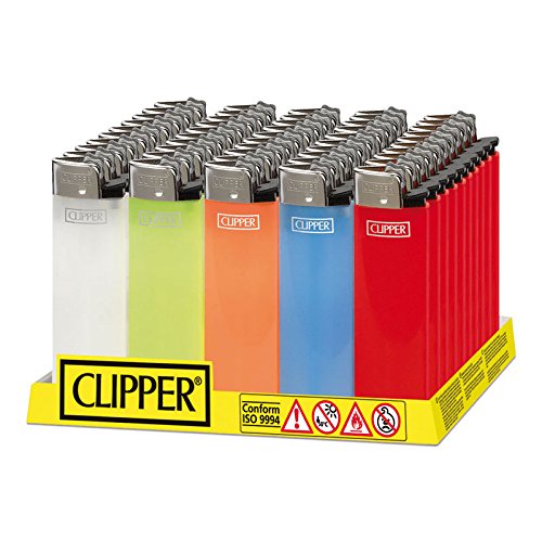 Accendino Clipper BP21 Midi Traslucido x 50pz