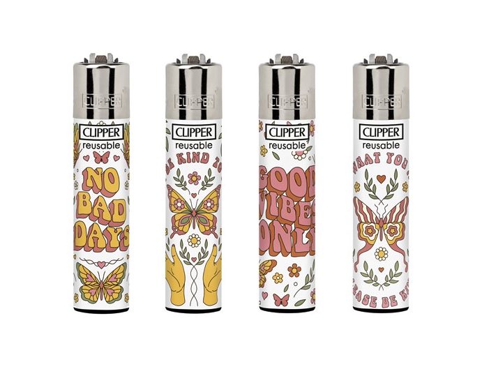 Accendino Clipper Large 70'S Vibes x 48pz - Clicca l'immagine per chiudere