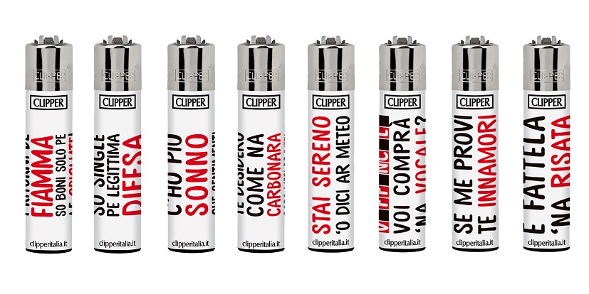 Accendino Clipper Large Aforismi Romani x 48pz Accendino Clipper Large Aforismi Romani x 48pz