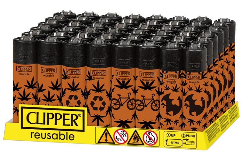 Accendino Clipper Large Be Eco x 48pz Accendino Clipper Large Be Eco x 48pz