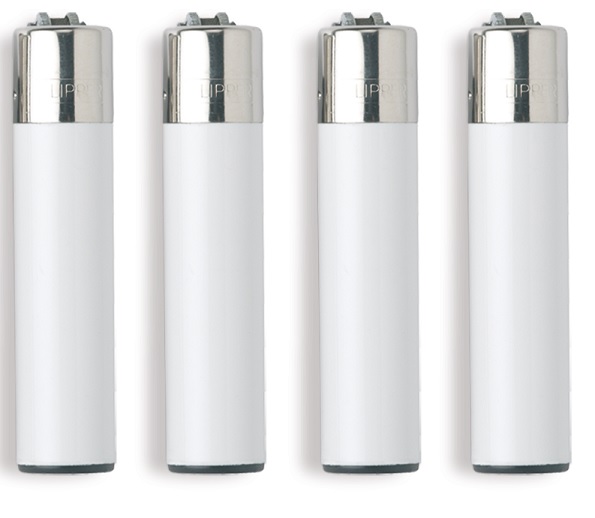 Accendino Clipper Large Bianco x 48pz - Clicca l'immagine per chiudere