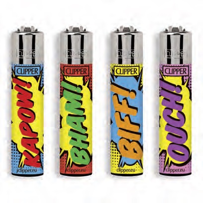 Accendino Clipper Large Cartoon Sounds x 48pz - Clicca l'immagine per chiudere