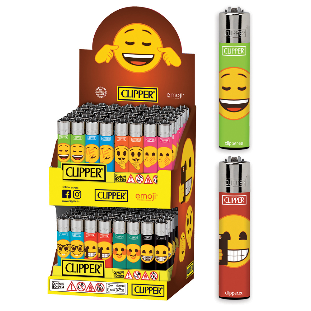 Accendino Clipper Large Combo Emoteens Expo x 96pz Accendino Clipper Large Combo Emoteens Expo x 96pz