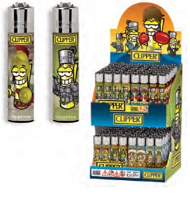 Accendino Clipper Large Clipperman Movies Expo x 96pz Accendino Clipper Large Clipperman Movies Expo x 96pz