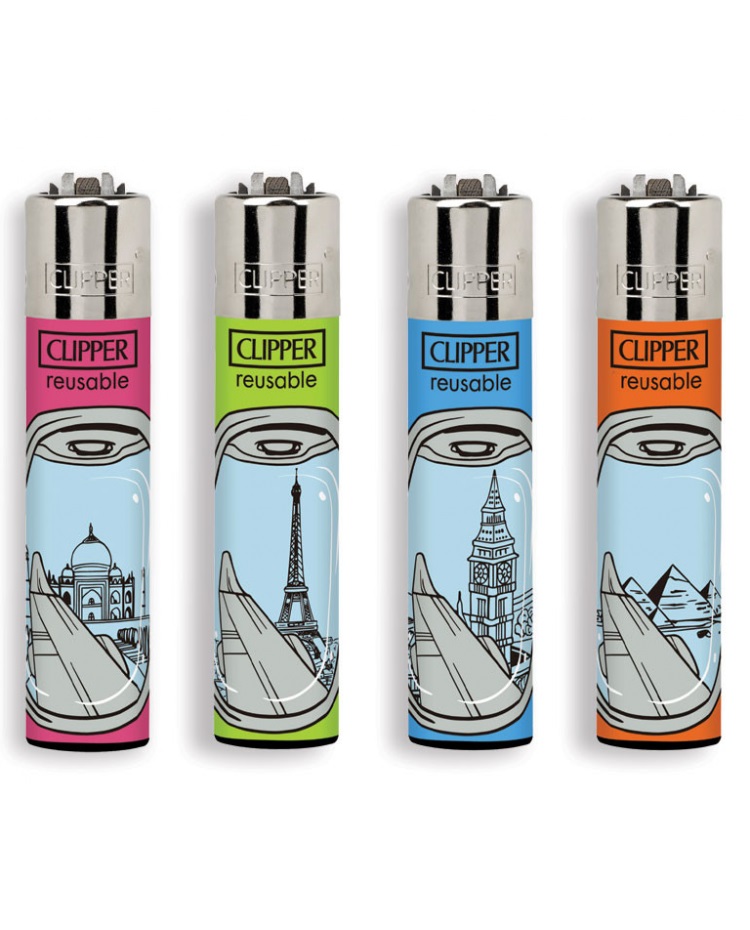 Accendino Clipper Large Inrcreasing Excitement x 48pz