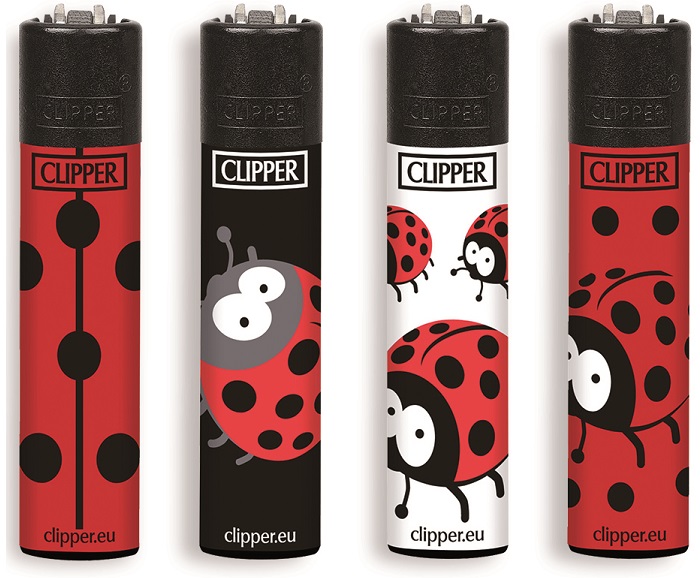 Accendino Clipper Large Ladybirds x 48pz