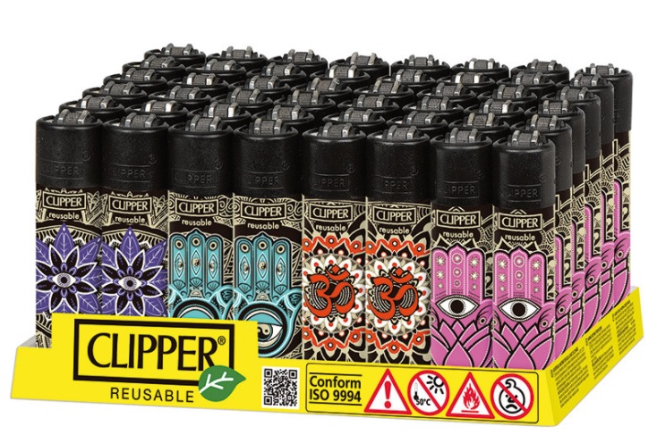 Accendino Clipper Large Mandala 420 SE x 48pz