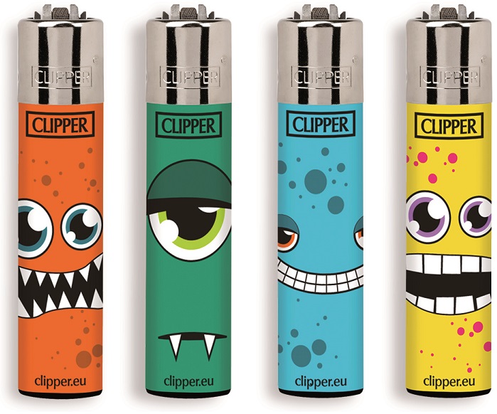 Accendino Clipper Large Monster Face x 48pz + Gas Omaggio - Clicca l'immagine per chiudere