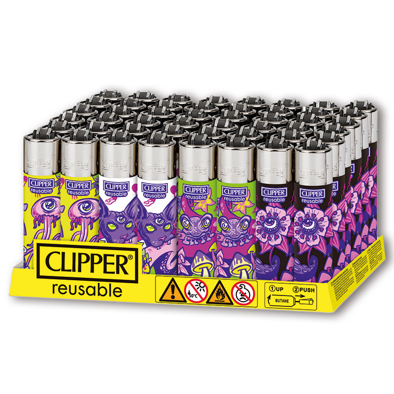 Accendino Clipper Large Psycho Animals x 48pz - Clicca l'immagine per chiudere