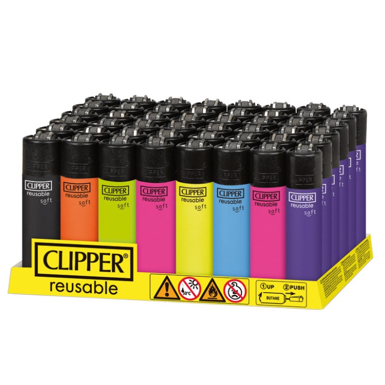 Accendino Clipper Large Soft Special Edition 2 x 48pz - Clicca l'immagine per chiudere