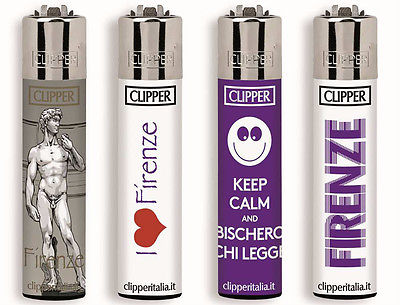 Accendino Clipper Large Souvenir Firenze x 48pz - Clicca l'immagine per chiudere