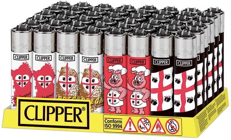 Accendino Clipper Large Souvenir Sardegna 3 x 48pz