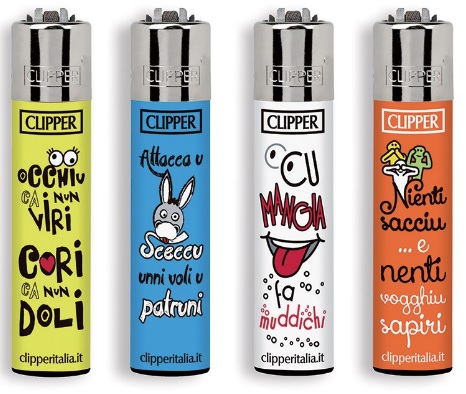 Accendino Clipper Large Souvenir Sicilia x 48pz - Clicca l'immagine per chiudere