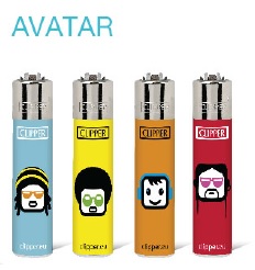 Accendino Clipper Micro Avatar x 48pz