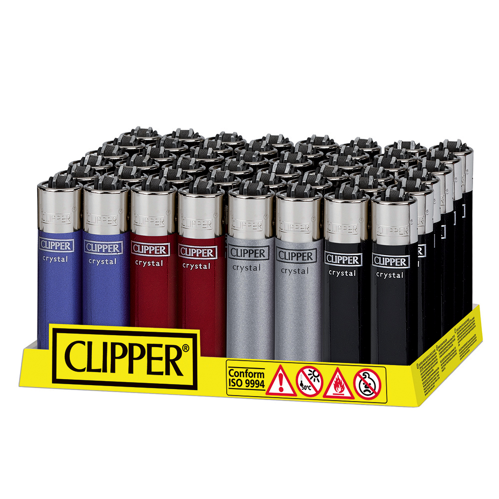 Accendino Clipper Micro Crystal 4 x 48pz - Clicca l'immagine per chiudere