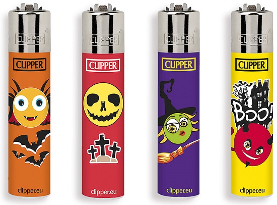 Accendino Clipper Micro Emoticons 34 Horror x 48pz