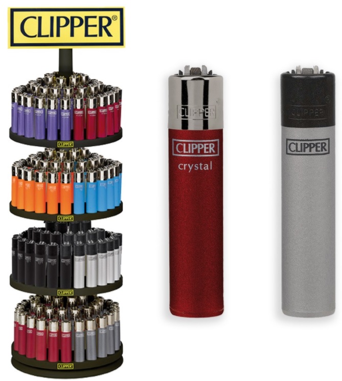 Accendino Clipper Micro Painted 3 Expo Girevole x 192pz - Clicca l'immagine per chiudere