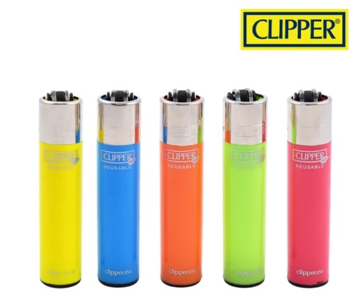 Accendino Clipper Micro Solid Reusable x 48pz