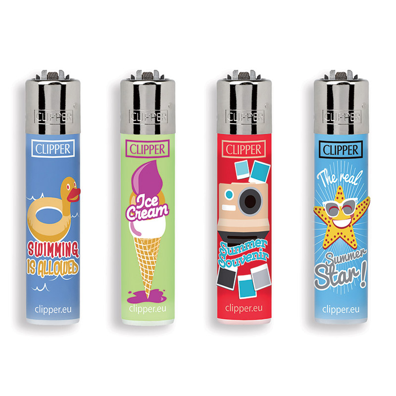 Accendino Clipper Micro Summer Souvenirs x 48pz - Clicca l'immagine per chiudere