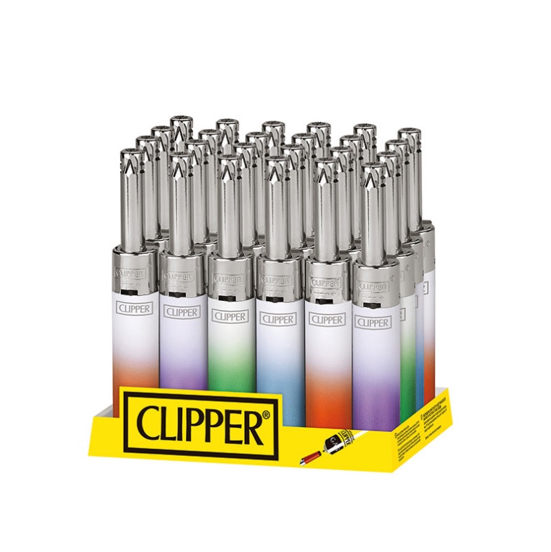 Accendigas Candele Clipper Minitube Crystal Gradient 3 x 24pz