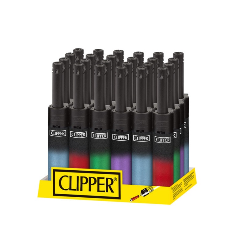 Accendigas Candele Clipper Minitube Crystal Gradient 5 x 24pz