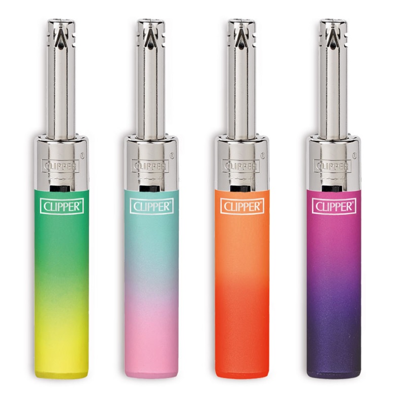 Accendigas Candele Clipper Minitube Metallic Gradient x 24pz