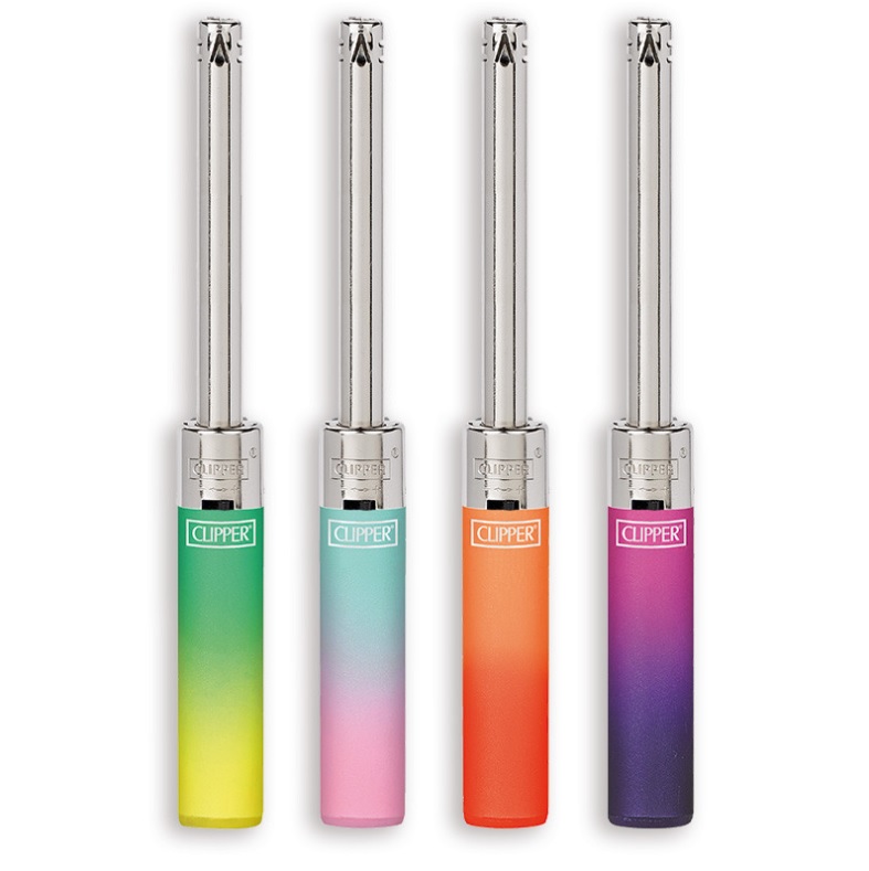 Accendigas Clipper Tube Metallic Gradient Blister Singolo x 12pz Accendigas Clipper Tube Metallic Gradient Blister Singolo x 12pz