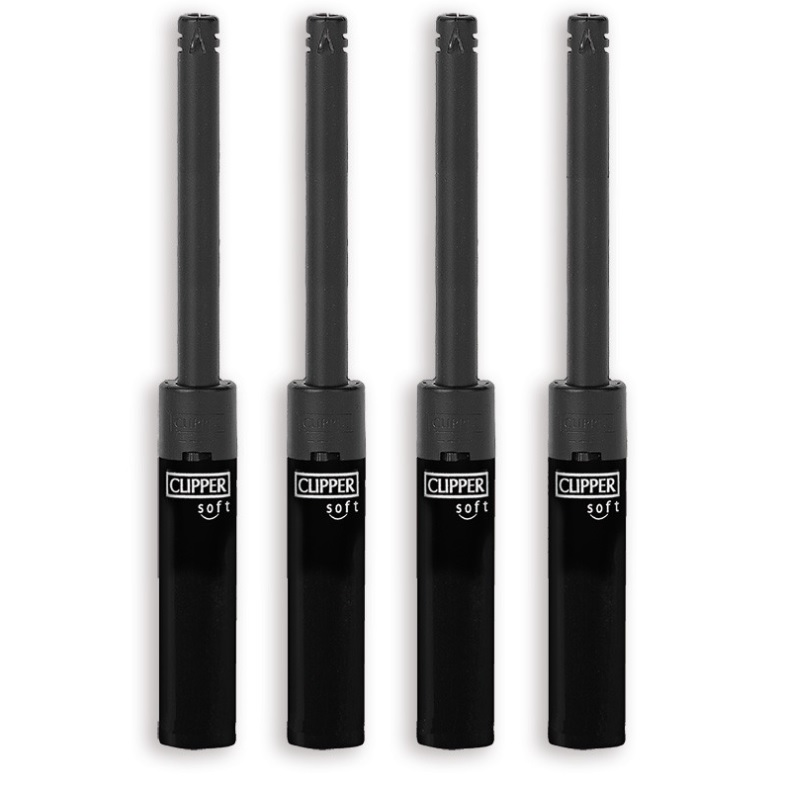 Accendigas Clipper Tube Soft Black Blister Singolo x 12pz Accendigas Clipper Tube Soft Black Blister Singolo x 12pz