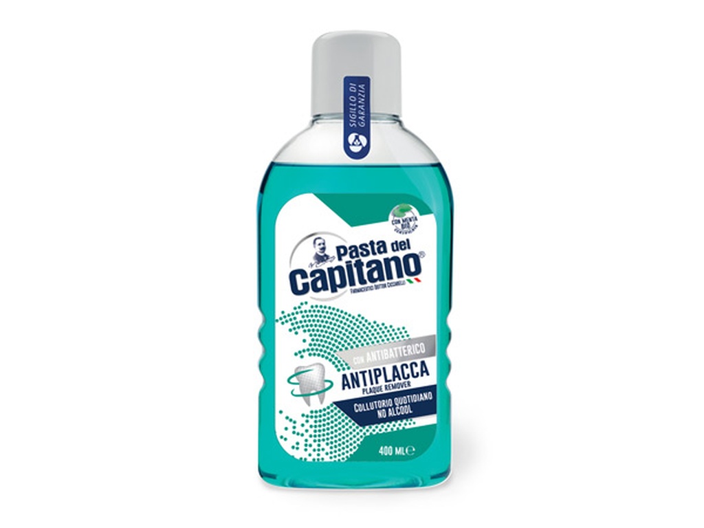 Collutorio Antiplacca Pasta del Capitano 400ml Collutorio Antiplacca Pasta del Capitano 400ml