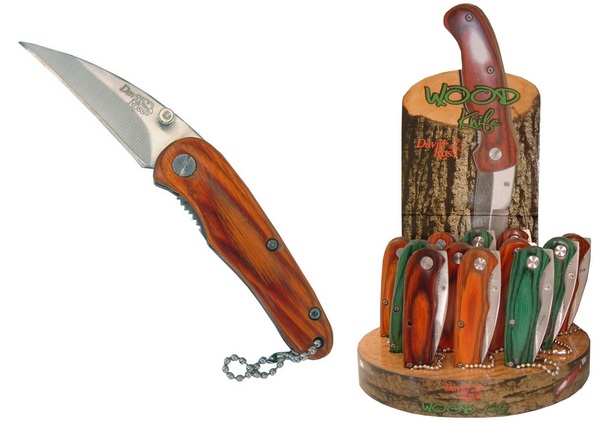 Coltellini David Ross Manico in Legno Colorato x 12pz Coltellini David Ross Manico in Legno Colorato x 12pz