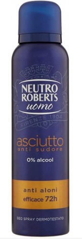 Neutro Roberts Deo Spray Uomo Asciutto Arancio 150ml Neutro Roberts Deo Spray Uomo Asciutto Arancio 150ml