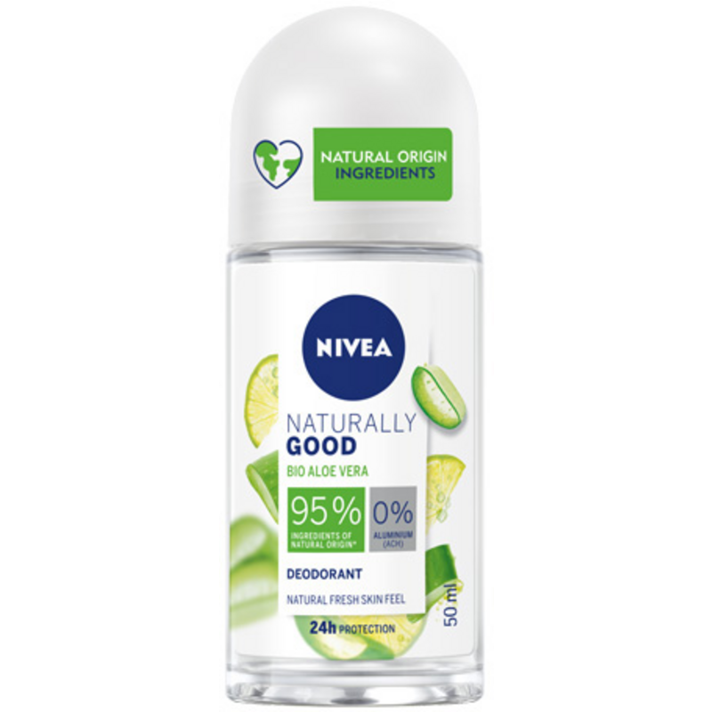 Nivea Deo Roll-On Naturally Good Bio Aloe Vera Deodorante 50ml Nivea Deo Roll-On Naturally Good Bio Aloe Vera Deodorante 50ml