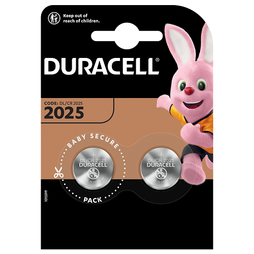 Duracell Lithium CR2025 LITIO DL2025 1 Blister da 2 Pile