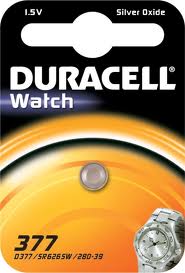Duracell 377 1,5V 1 Blister da 1pz Duracell 377 1,5V 1 Blister da 1pz
