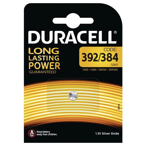 Duracell Silver Oxide 392/384 1,5V 1 Blister da 1pz