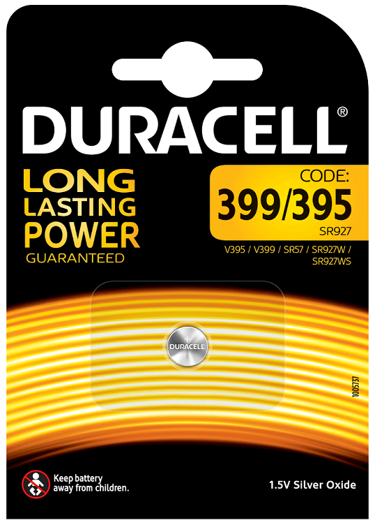 Duracell Silver Oxide 399/395 1,5V 1 Blister da 1pz - Clicca l'immagine per chiudere