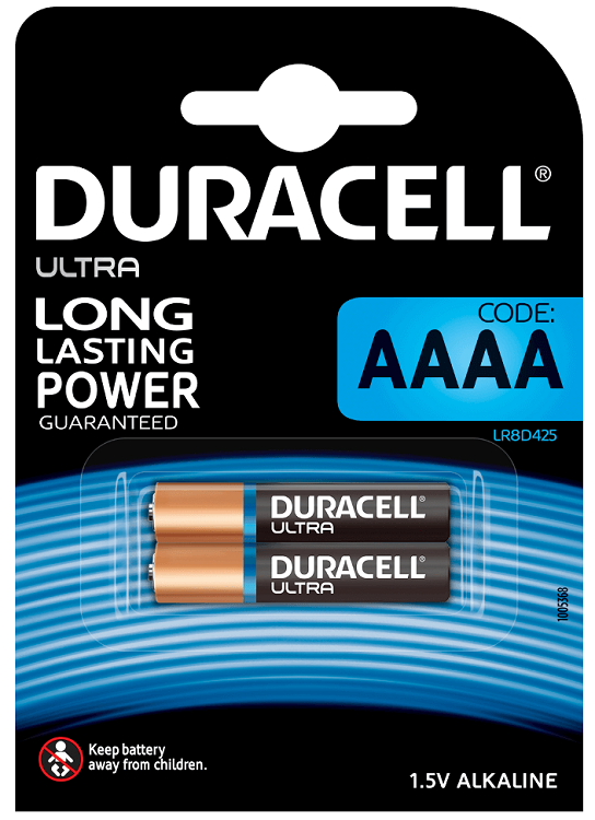 Duracell Ultra AAAA Alkaline 1,5V 1 Blister da 2 Pile - Clicca l'immagine per chiudere