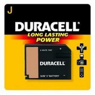 Duracell J Cell 7K67 Alcalina 6V 10 x 1pz Duracell J Cell 7K67 Alcalina 6V 10 x 1pz