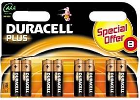 Duracell Ministilo Plus AAA 10 x 8pz Duracell Ministilo Plus AAA 10 x 8pz