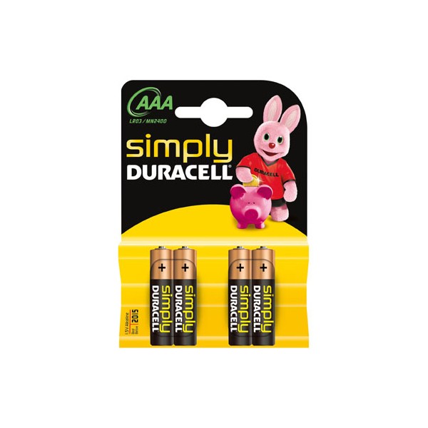 Duracell Ministilo Simply AAA 10 x 4pz