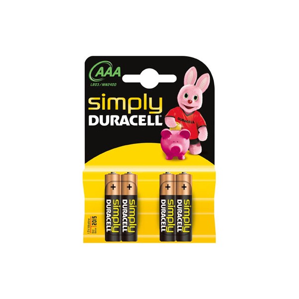 Duracell Ministilo Simply AAA 10 x 4pz - Clicca l'immagine per chiudere