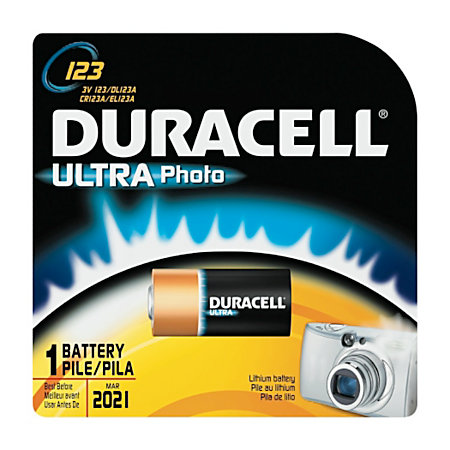 Duracell 123 Ultra Lithium 1 Blister da 1pz - Clicca l'immagine per chiudere